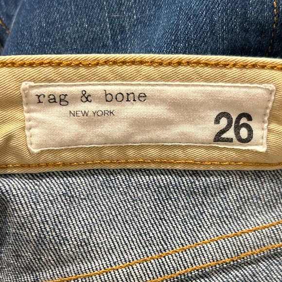 Rag & Bone Straight Leg Button Fly Cropped Jeans - Picture 7 of 9
